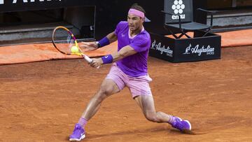 Nadal pasa con nota su exigente examen ante Sinner en Roma