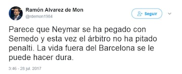 Los memes de la pelea de Neymar y Semedo