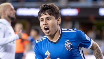 El delantero mexicano Javier Eduardo &#039;Chofis&#039; L&oacute;pez dej&oacute; en duda su futuro con San Jos&eacute; Earthquakes