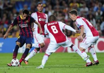 Champions League. Grupo H. Barcelona - Ajax. Neymar.