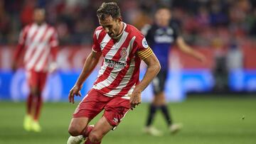 Stuani se entrenó con el grupo y Portu lo hizo al margen