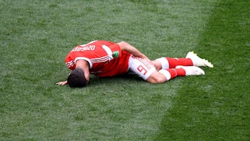 Dzagoev tardar¨¢ diez d¨ªas en recuperarse de la lesi¨®n