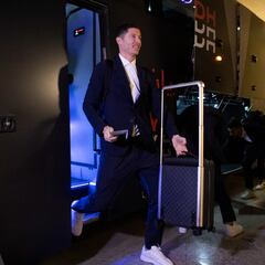 Lewandowski lidera al Barça a su llegada a Arabia