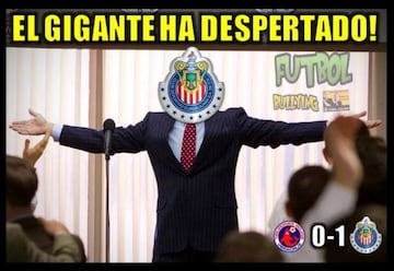 Los memes que dejó la victoria de Chivas contra Veracruz