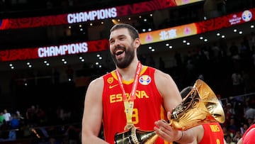 Marc Gasol, con la Copa del Mundo 2019.