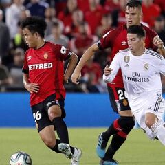 James juega los 90' en derrota del Real Madrid ante Mallorca
