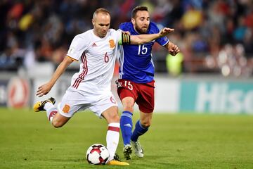 Andrés Iniesta y Seyhan Yildiz.