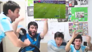 La eufórica reacción de Los Displicentes tras el infartante triunfo chileno