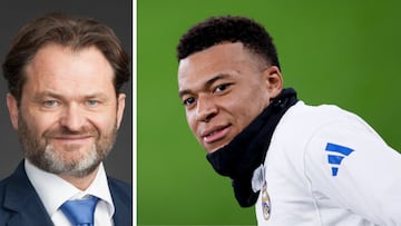 Bertrand Sonnery-Cottet y Kylian Mbappé.