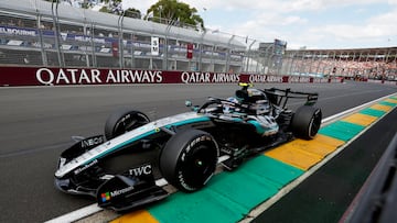 El Mercedes de Antonelli en Fórmula 1.