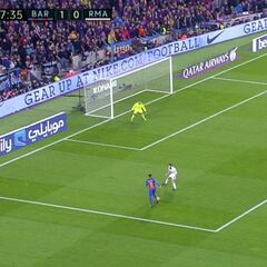 ¡Cómo pudiste fallar, Neymar! Gran finta y pésima definición