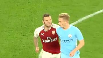 A Wilshere se le fue con los Sub-23 del City: agredió a un rival