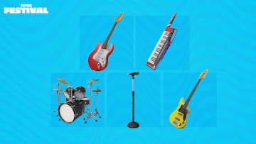 Nuevos objetos entre los que destacan instrumentos musicales 