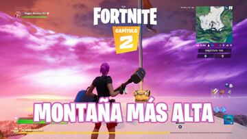 Fortnite Cap&iacute;tulo 2 - Temporada 1 | Desaf&iacute;o de Alter Ego: llega hasta la cima de la monta&ntilde;a m&aacute;s alta mientras llevas el traje de Traves&iacute;a