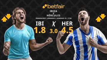 UD Ibiza vs. Hércules CF: horario, TV, pronósticos, estadísticas y clasificación