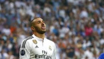 Los delantero francés del Real Madrid Karim Benzema.