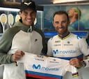 Valverde y Nadal, juntos antes de la Challenge de Mallorca