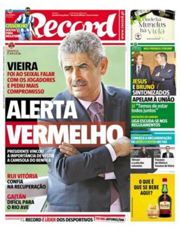 Portadas de la prensa mundial