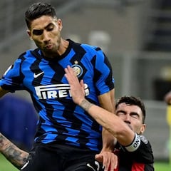 Achraf vuelve a dar negativo: el Inter, enfurecido con la UEFA
