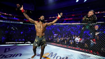 Aljamain Sterling junto a su amigo y compañero de equipo Merab Dvalishvili.
