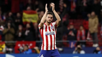 Koke durante el partido contra el Lokomotiv.