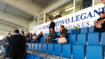 Emery, en la grada de Butarque