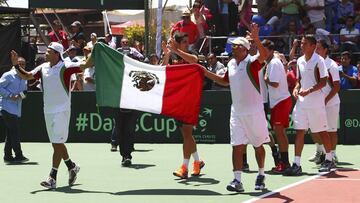 Equipo mexicano de Copa Davis pide apoyo de la afición