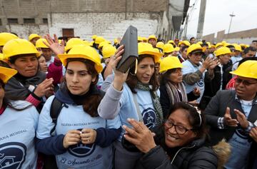 El enfrentamiento entre hinchas de Alianza y evangélicos en imágenes