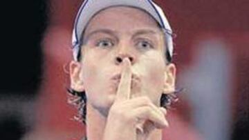 <b>PROVOCADOR. </b>El checo mandó callar al público.