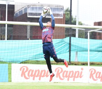 La Selección Colombia Sub 20 realizó su segundo entrenamiento en Bogotá en el microciclo de cara al Torneo de Toulon.