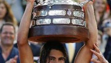 <B>IMPARABLE.</B> Rafa Nadal ha vuelto a demostrar que ahora es el jugador más en forma del circuito.