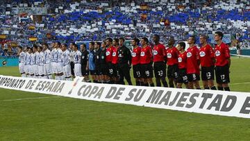 El Mallorca y el Recreativo jugaron la final de la Copa del Rey de la temporada 2002/03.