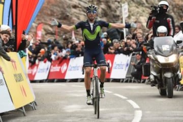 Sobrepasadas las 100 victoria en su palmarés, sigue agrandando su leyenda y envidiable palmarés, con su segundo triunfo en la Volta a Catalunya (la anterior en 2009). Además de la general, levantaría los brazos en tres etapas.