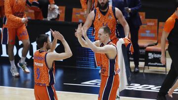 04/01/21 PARTIDO BALONCESTO BASKET
EUROLEAGUE EUROLIGA REGULAR SEASON ROUND 24
VALENCIA BASKET - CSKA MOSCU
SAM VAN ROSSOM KLEMEN PREPELIC