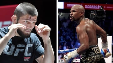 Khabib reta a Mayweather: "En la selva solo hay un rey"