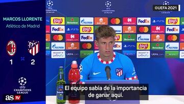 El claro mensaje autocrítico de Marcos Llorente que gustará a los atléticos