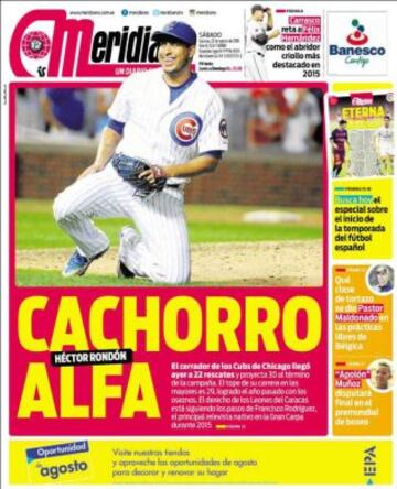 Portadas de la prensa deportiva