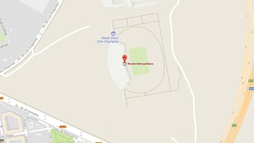 Google Maps coloca el bazar junto al Wanda Metropolitano. 