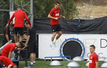 El Atlético vuelve al trabajo en su primer entrenamiento de pretemporada