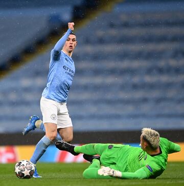 Phil Foden Y Keylor Navas.