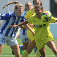 Sporting Huelva y Villarreal siguen en la cuerda floja