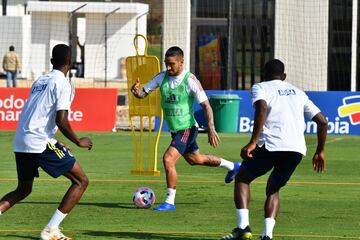 Los jugadores de la Liga BetPlay tuvieron su último entrenamiento con la Selección Colombia en la Sede Deportiva de la FCF en Barranquilla.