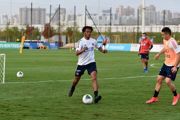 La Selección Colombia completó una semana de trabajos y se enfoca en el duelo de Eliminatorias ante Perú. Reinaldo Rueda ha estado muy atento a sus elegidos.