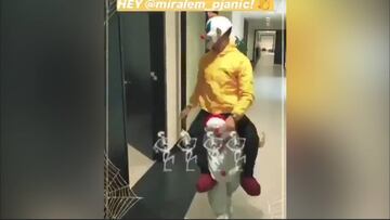 Increíble disfraz de Cristiano Ronaldo para halloween