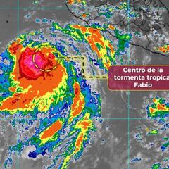 Tormenta tropical Fabio 2024: cuál es su trayectoria, cuándo llega a México y qué estados afectará