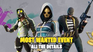 Fortnite Most Wanted event: dates, times, how to participate, and free rewards
