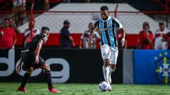 Miguel Borja, delantero de Gremio, regres&oacute; luego de su lesi&oacute;n en el tobillo en la derrota 2-0 ante Atl&eacute;tico Goianiense. Buenas noticas para la Selecci&oacute;n