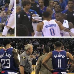 Un nuevo episodio entre Westbrook y Beverley acabó con la policía en la pista