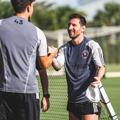 Lionel Messi vuelve a los entrenamientos con Inter Miami