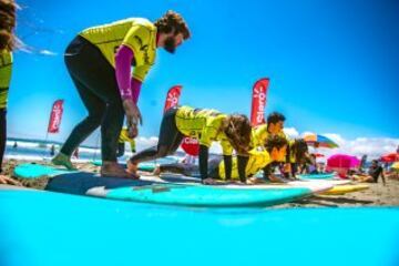 La clínica de surf de Isidora Ureta, en imágenes